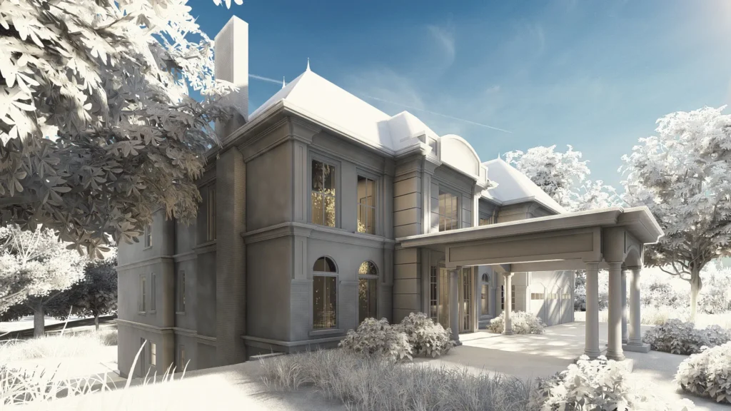 Residential building designed by Memar for building permits in Toronto