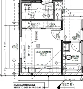 Scarborough fourplex architectural drawings