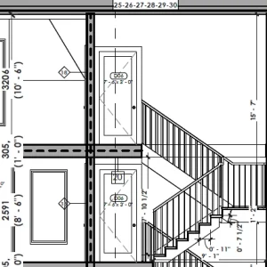 Scarborough fourplex architectural drawings