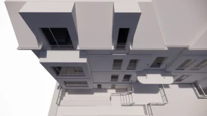 exterior design of a fourplex
