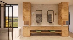 Bridle Path interior design, Master bath