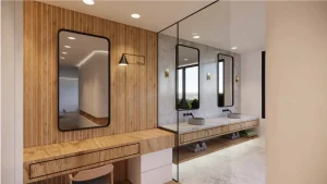Modern bath, interior design