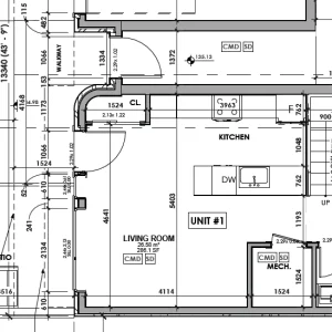 North York fourplex drawings