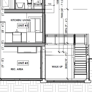 North York fourplex drawings