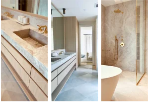 Modern bath, interior design