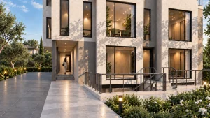 Modern fourplex design on Gladys Rd in North York by Memar Architects.