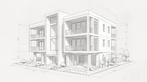 Modern sixplex residential building in Toronto illustrating Toronto sixplex zoning rules and architectural design